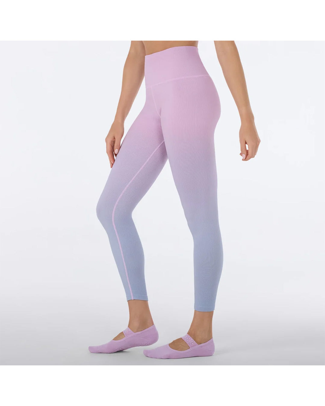 TAVI Seamless 7/8 Rib Legging - Prism Ombre