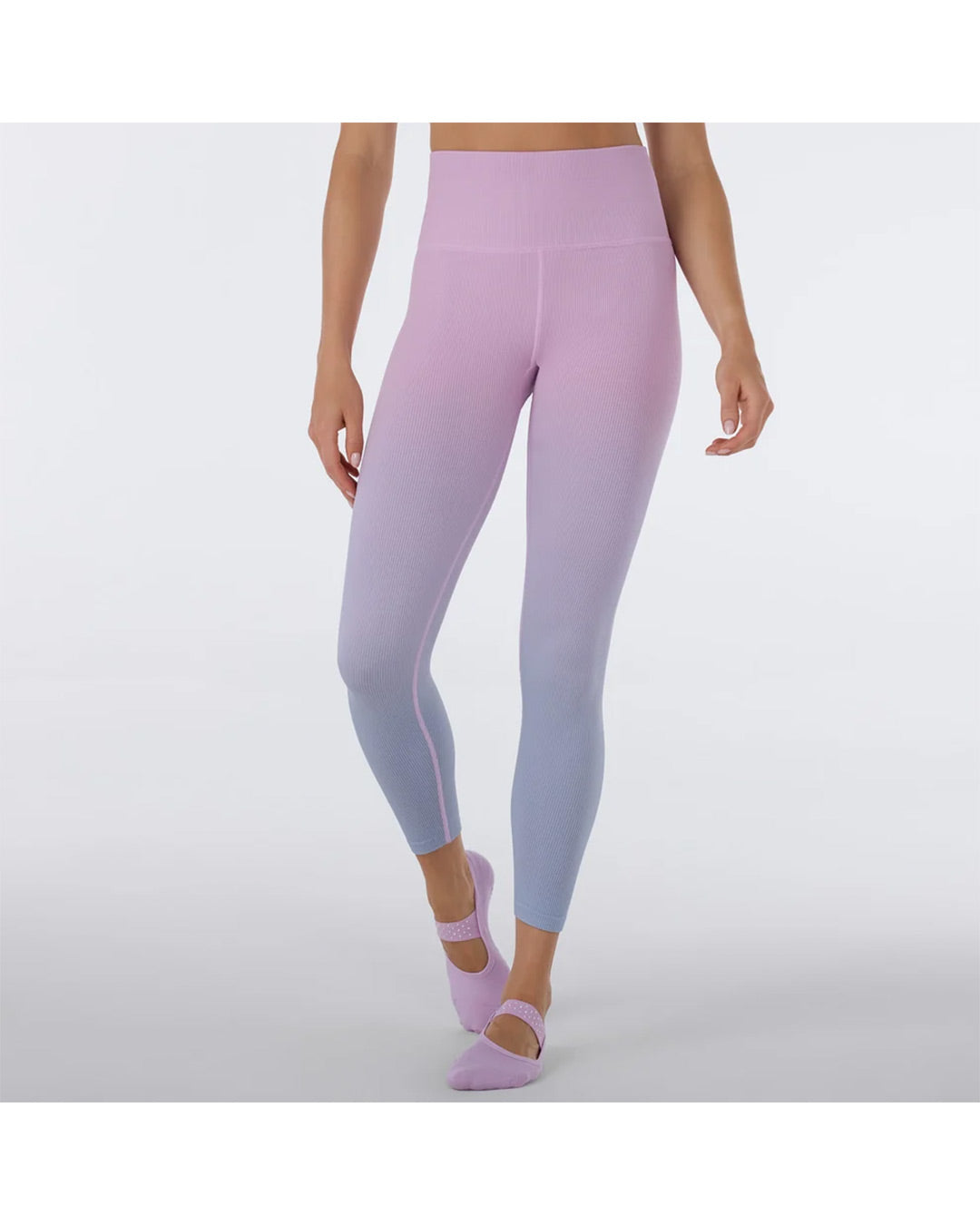 TAVI Seamless 7/8 Rib Legging - Prism Ombre