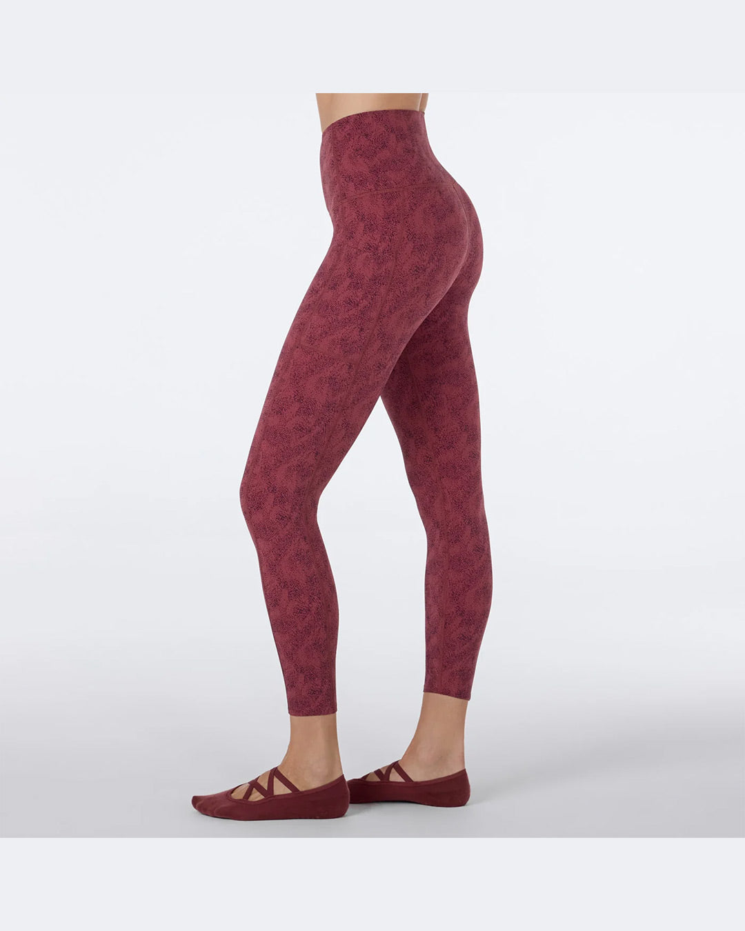 TAVI High Waisted Pocket 7/8 Legging - Wild Sienna