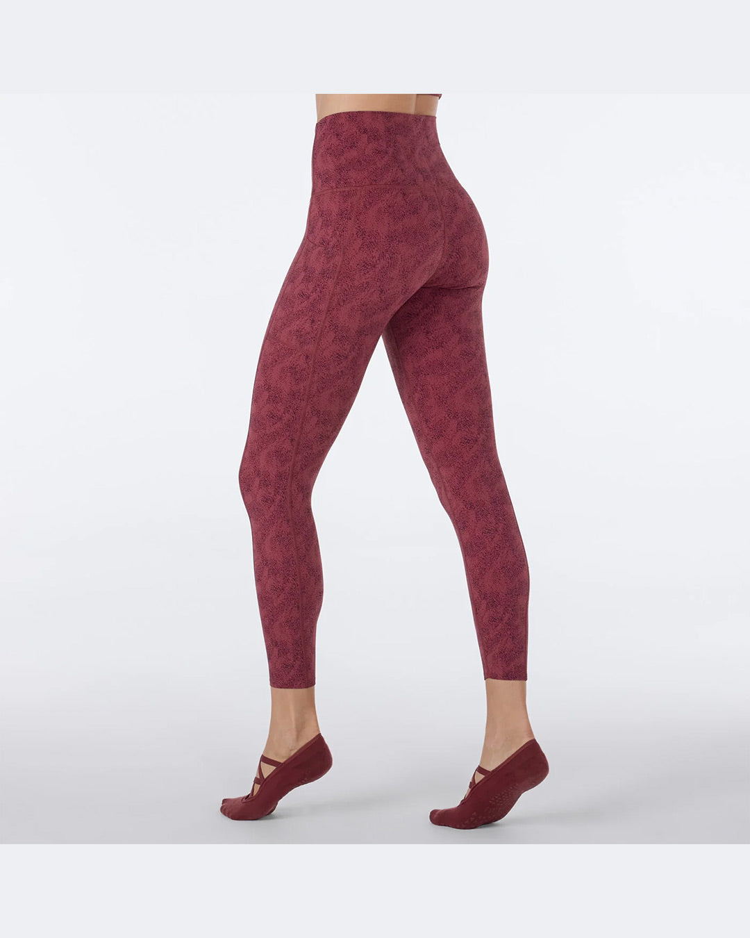 TAVI High Waisted Pocket 7/8 Legging - Wild Sienna