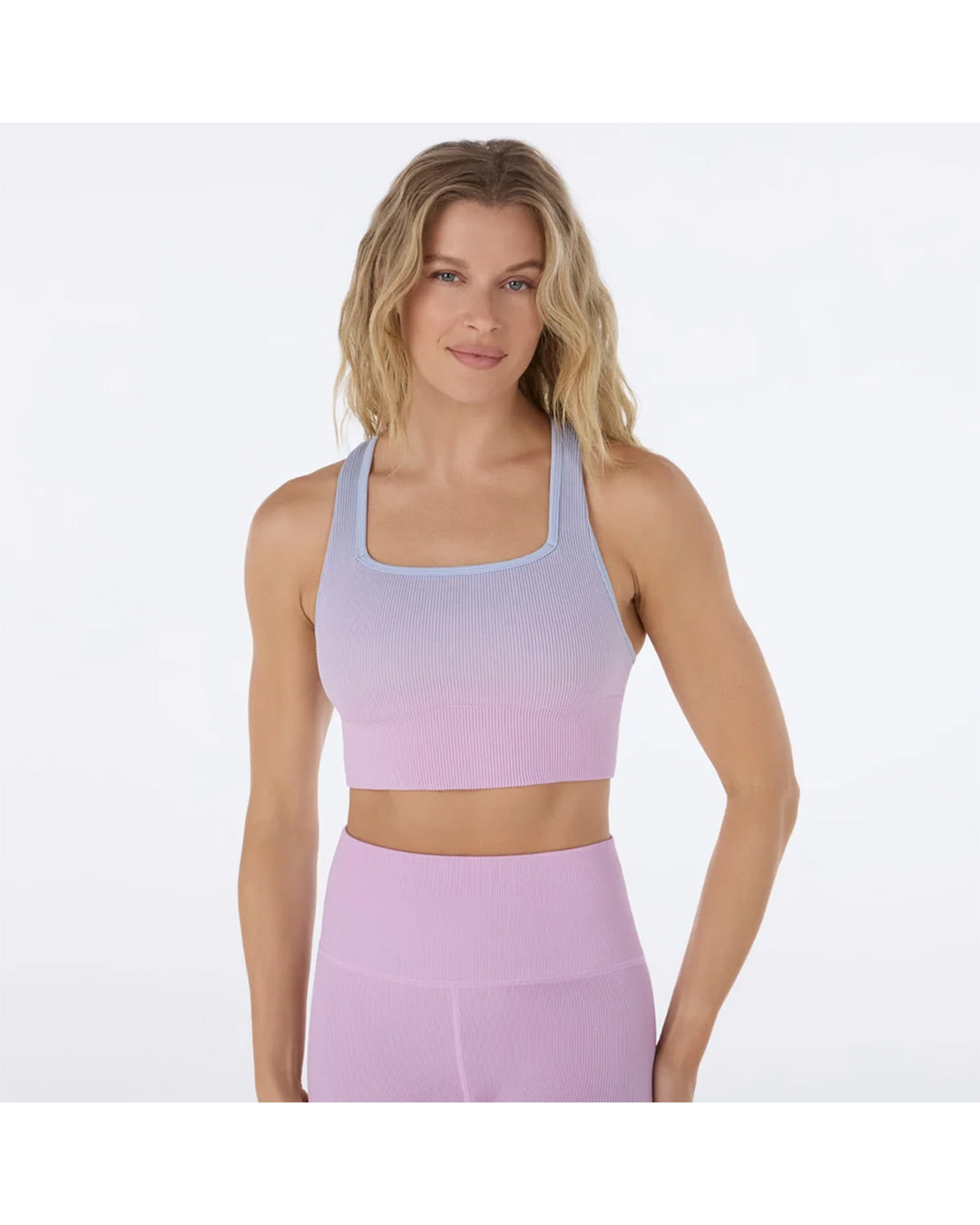 TAVI Seamless Racerback Rib Bra - Prism Ombre