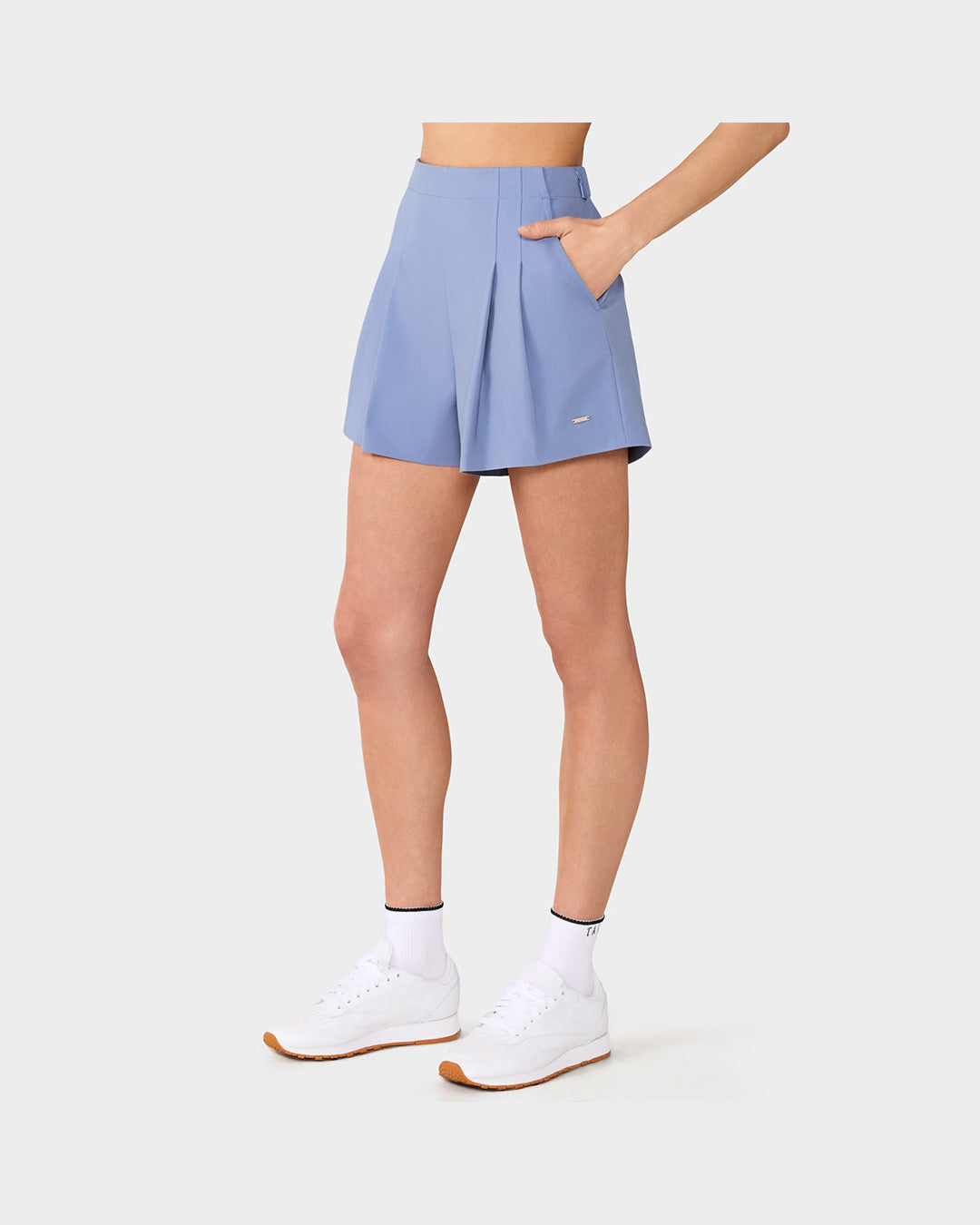 TAVI Pleated Tennis Short - Serene Blue