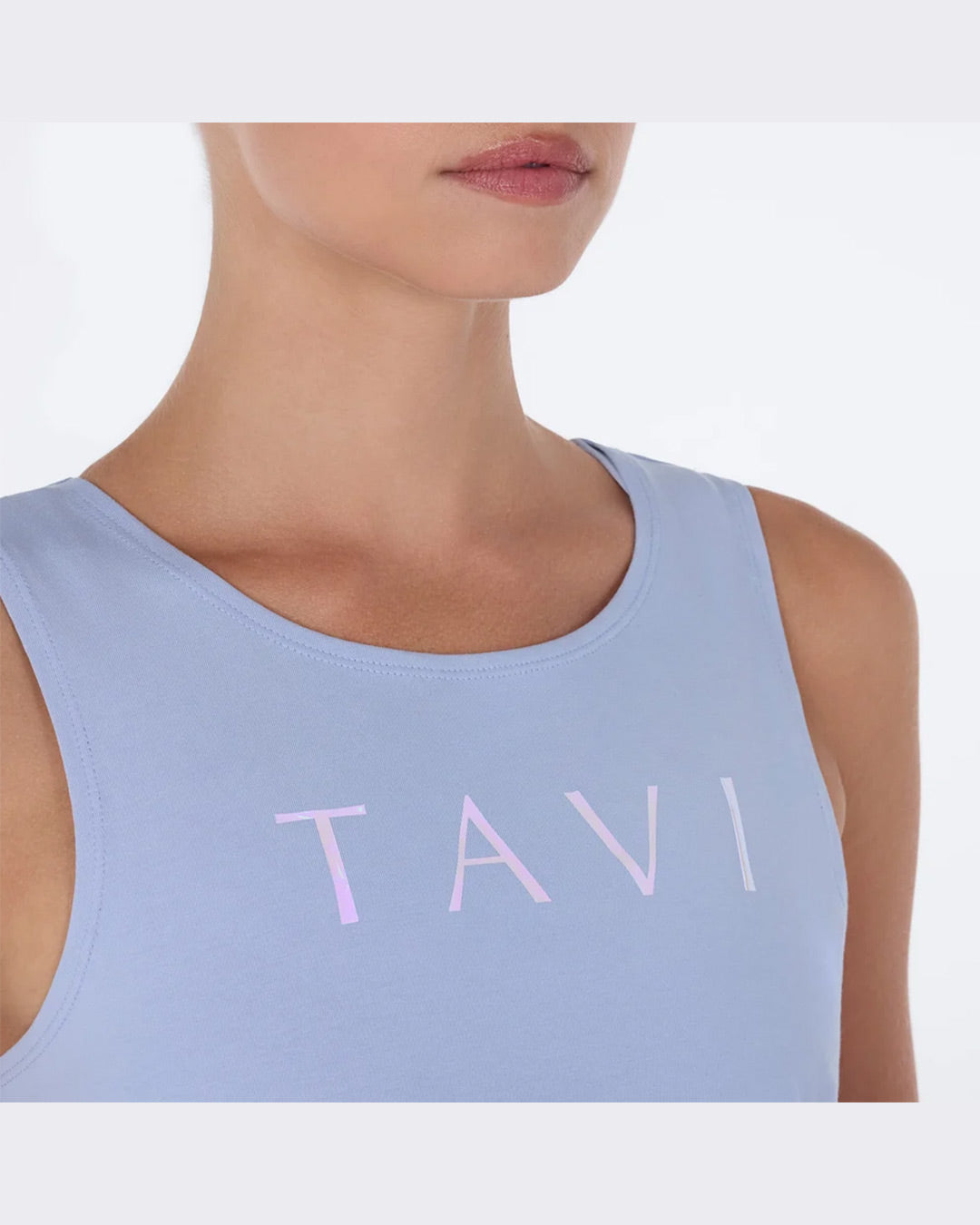 TAVI All Day Hi Lo Tank - Sky Spell