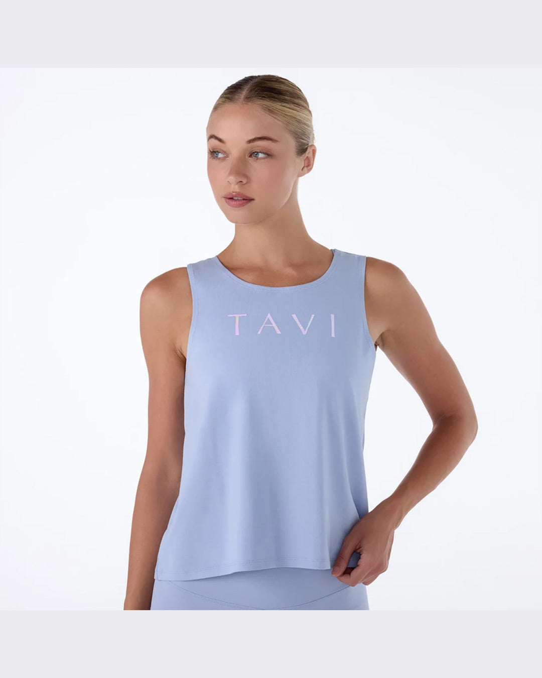 TAVI All Day Hi Lo Tank - Sky Spell
