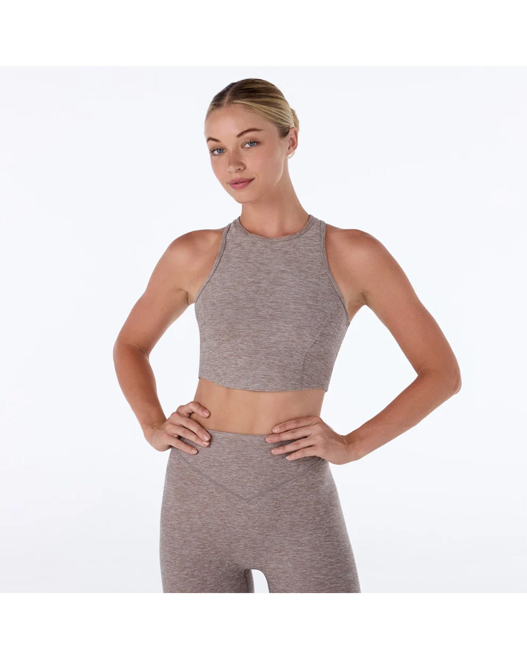 TAVI TaviCloud Active Long Line Bra - Pebble Space Dye