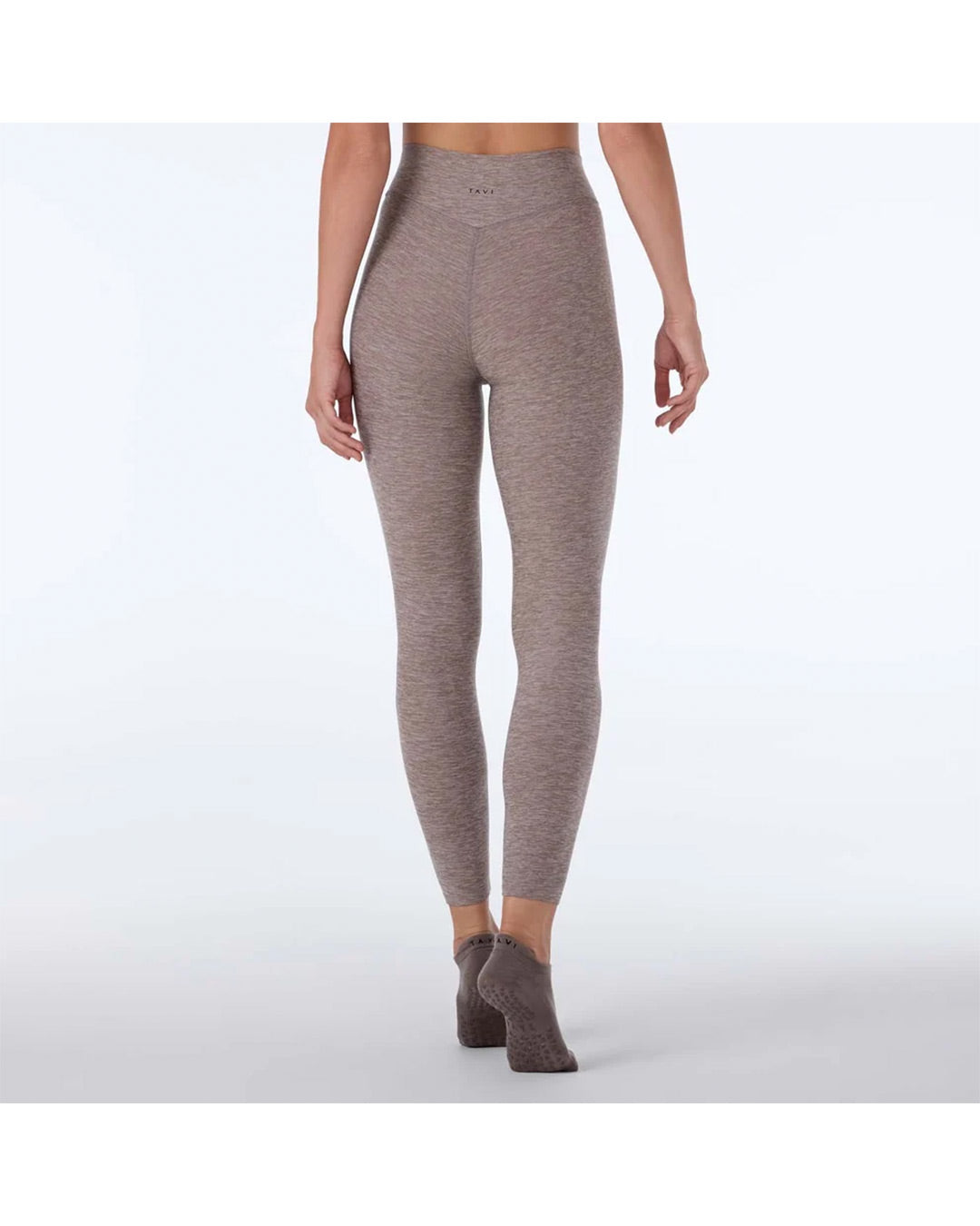 TAVI TaviCloud High Waisted 7/8 Smooth Rise Legging - Pebble Space Dye