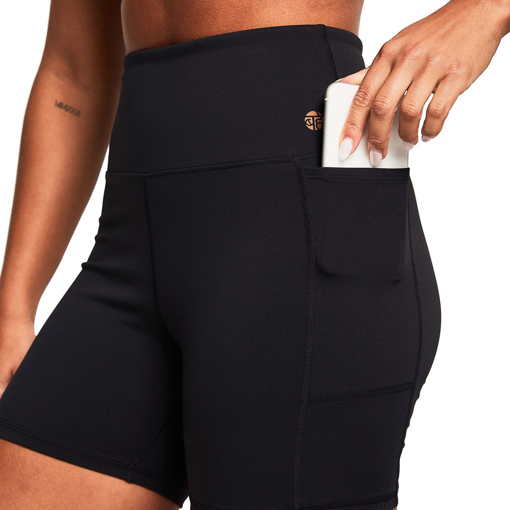 BAHE Dinamica High-Rise Shorts 5" - Black