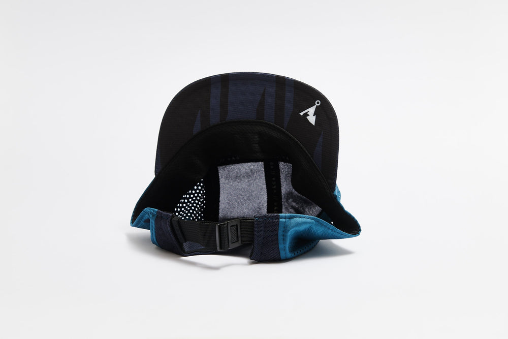 VAGA Feather Racing Cap - Navy Blue/Teal/Black