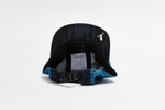 VAGA Feather Racing Cap - Navy Blue/Teal/Black