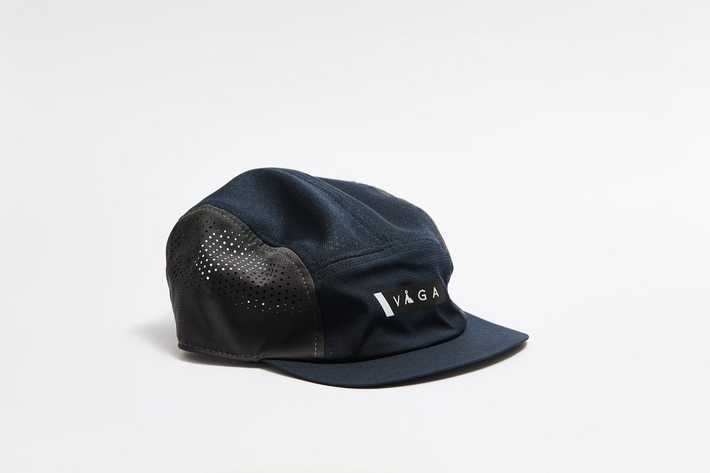 VAGA Feather Racing Cap - Navy Blue/Antracite Grey