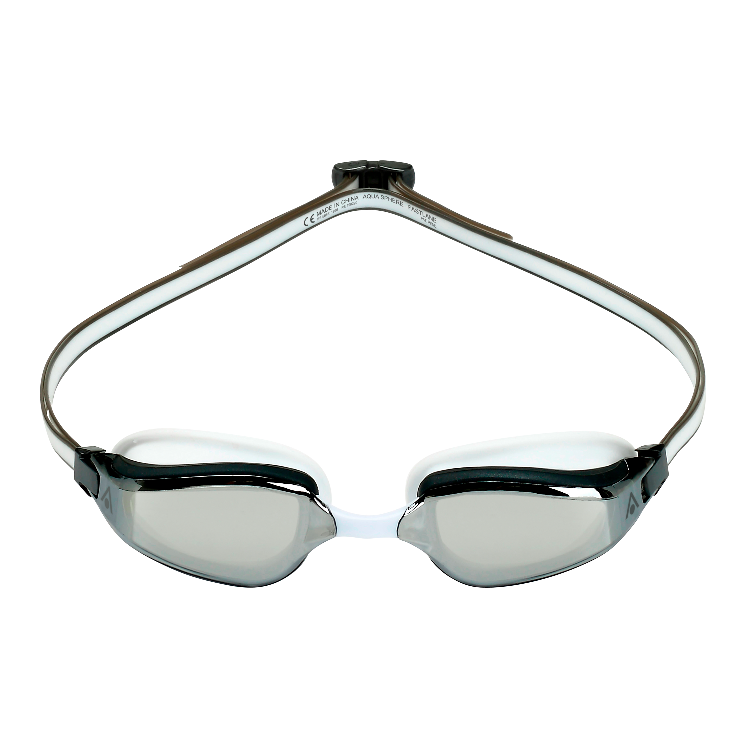 Aqua Sphere Fastlane.A1 - White/Gray - Silver Titanium Mirrored