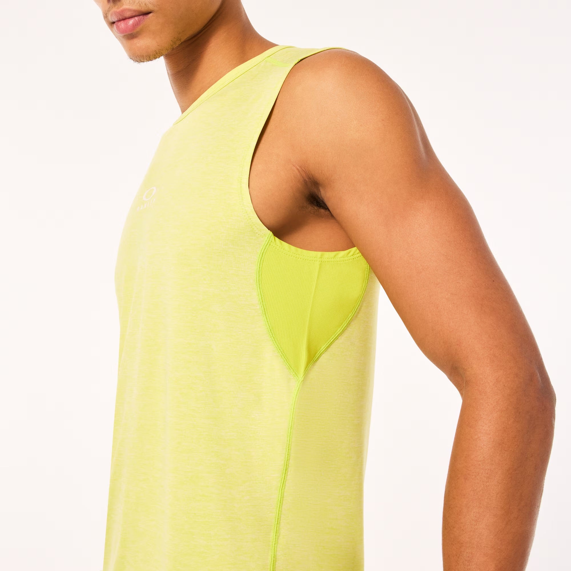 Oakley O Fit RC Sleeveless Tee - Sulphur/White Heather