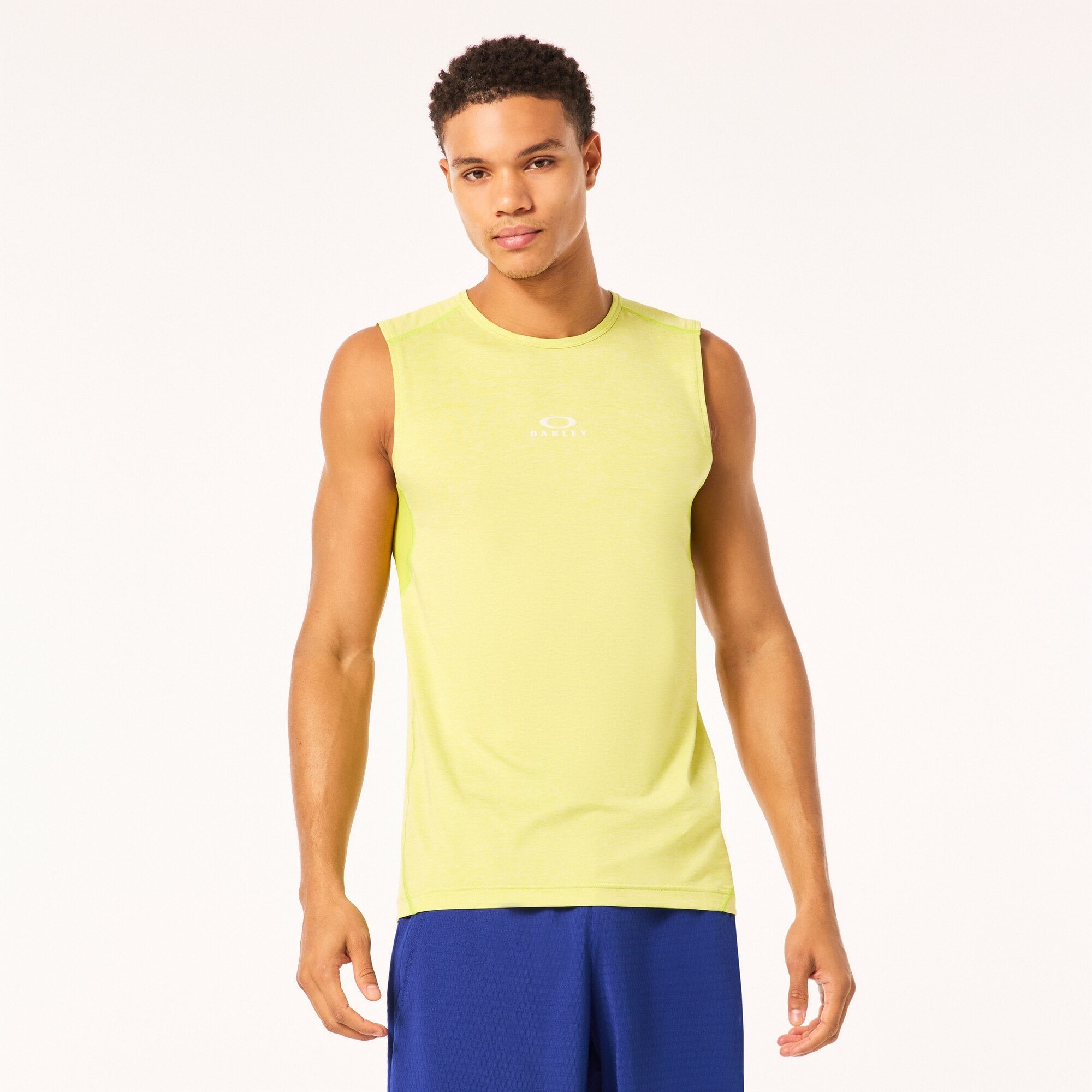 Oakley O Fit RC Sleeveless Tee - Sulphur/White Heather
