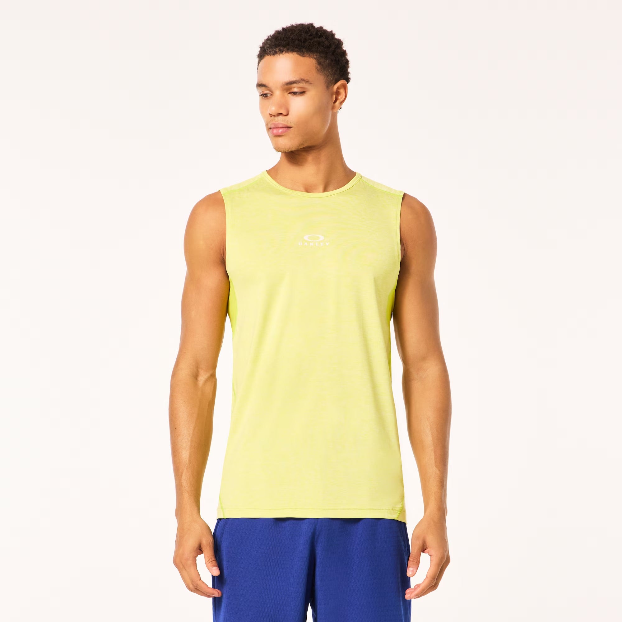 Oakley O Fit RC Sleeveless Tee - Sulphur/White Heather