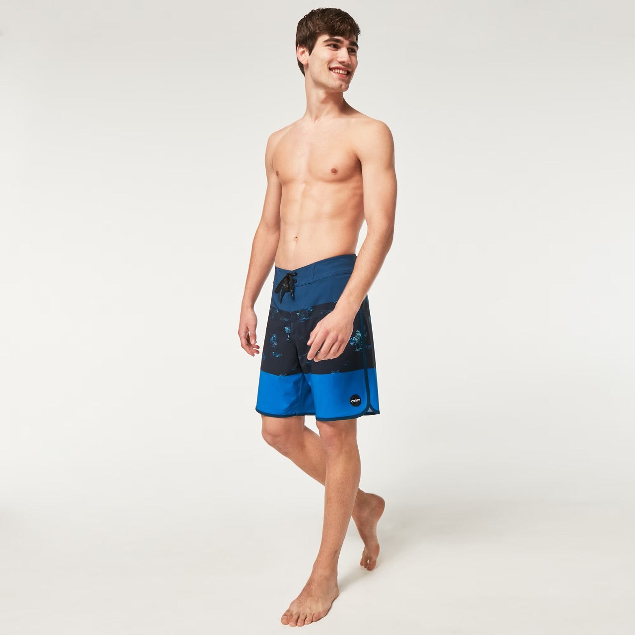 Oakley Tropics St 19"Rc Boardshort - Palms Stripe Blue