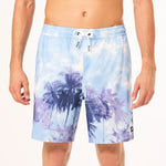 Oakley Canary Palms RC 18" Beachshort - Palms Clouds Light Blue