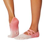 TOESOX Grip Full Toe Elle - Hot Coral Ombre