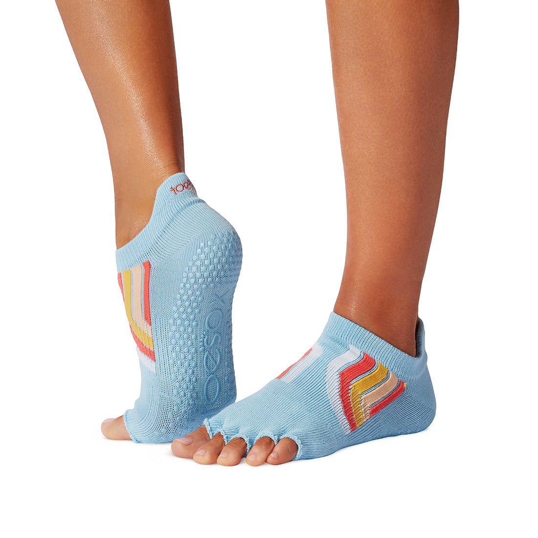 TOESOX Grip Half Toe Low Rise - Vibrancy – Key Power Sports Singapore