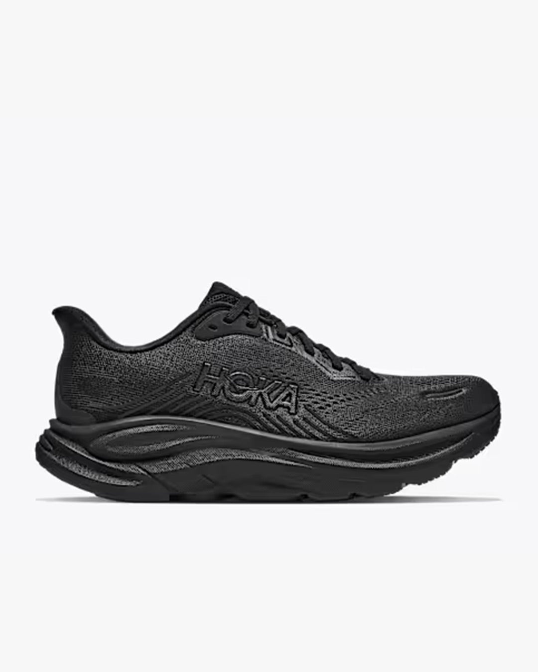 HOKA Men's Clifton 11 Wide - Black/Black