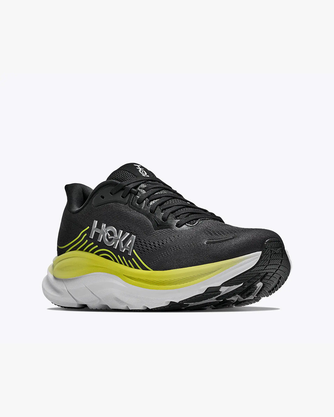 HOKA Men's Clifton 11 Wide - Black/Cosmic Grey