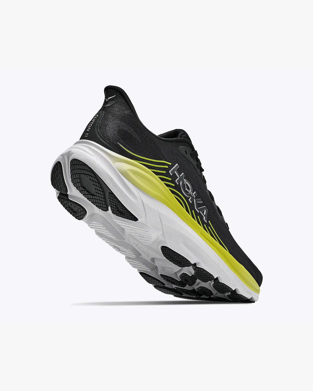 HOKA Men's Clifton 11 Wide - Black/Cosmic Grey