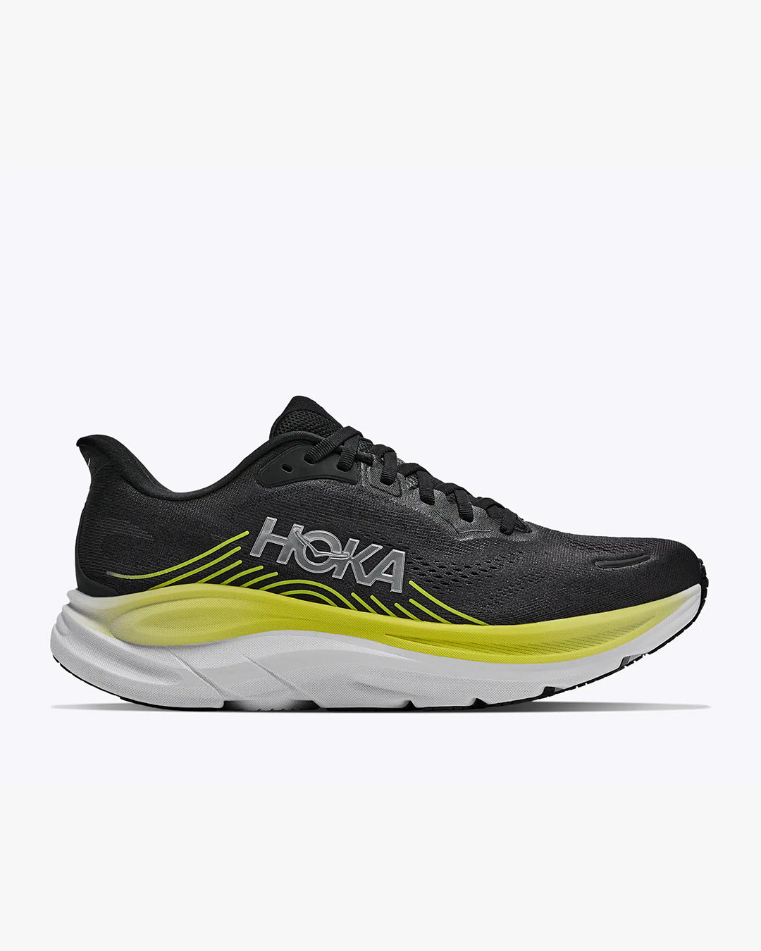 HOKA Men's Clifton 11 Wide - Black/Cosmic Grey