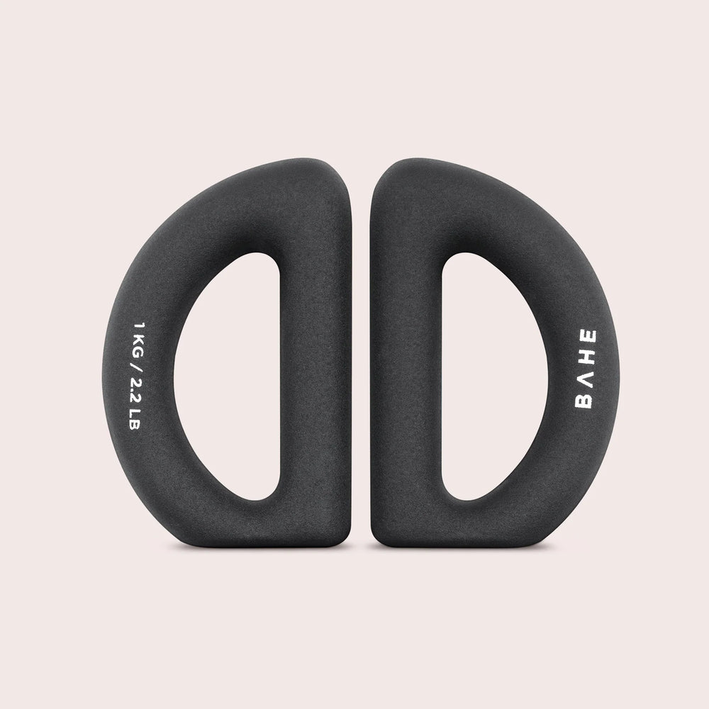 BAHE Halo Weight 1KG PAIR (15x9cm) - Anthracite
