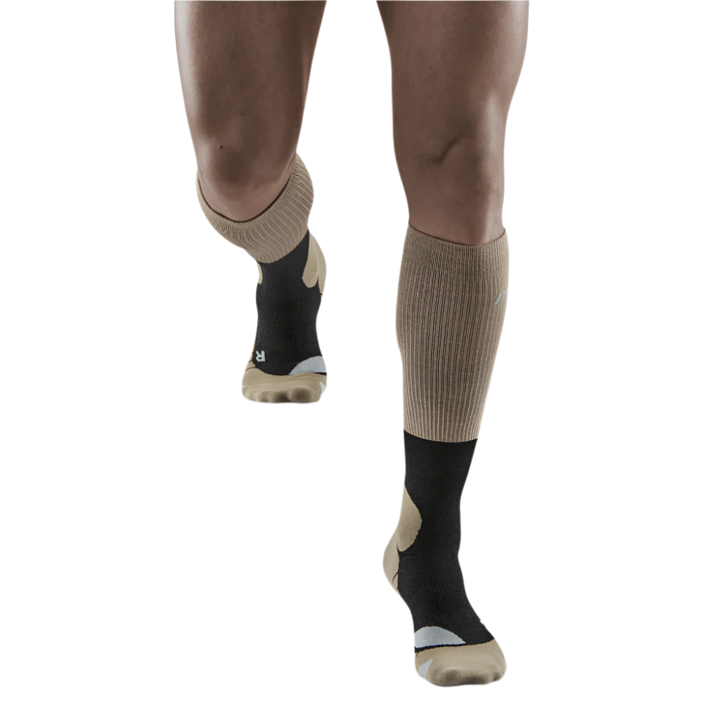 CEP Men's Hiking Merino Socks - Sand/Grey