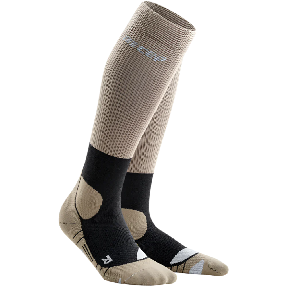 CEP Men's Hiking Merino Socks - Sand/Grey