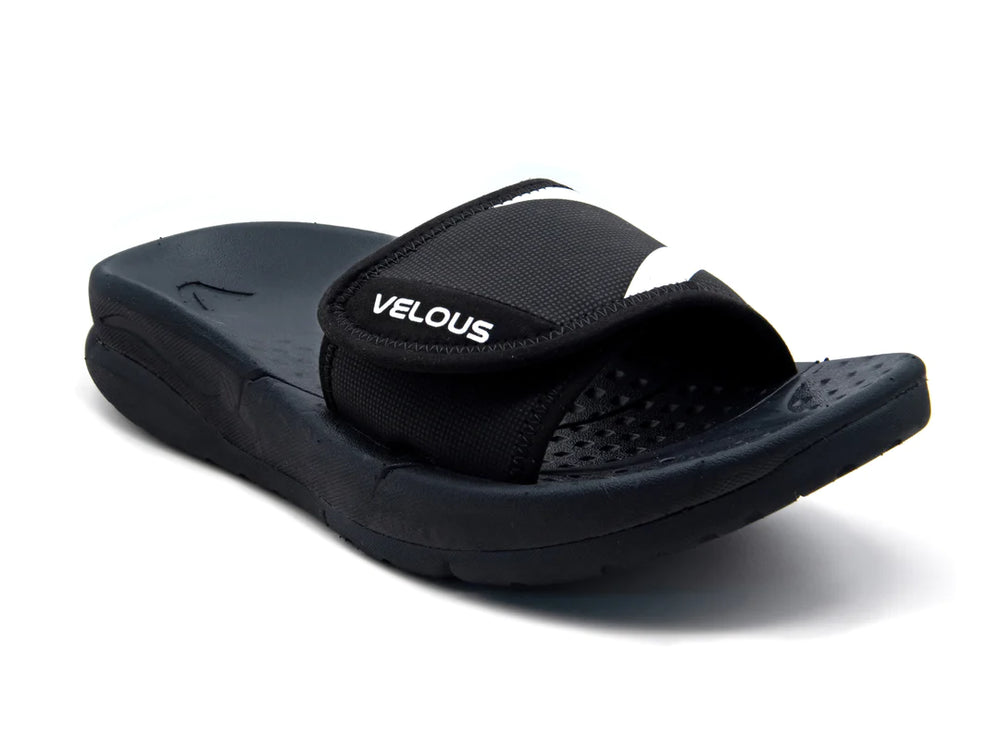 VELOUS Unisex's Hoya Slide - Black/White