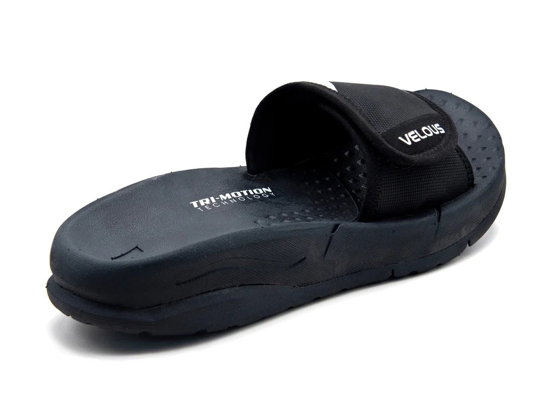 VELOUS Unisex's Hoya Slide - Black/White