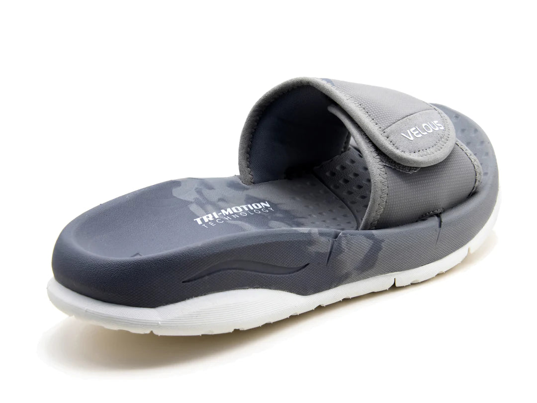 VELOUS Unisex's Hoya Slide - Light Gray/White