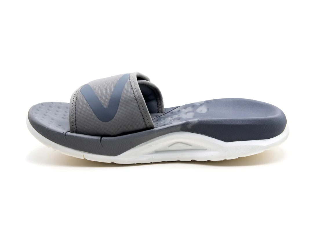 VELOUS Unisex's Hoya Slide - Light Gray/White