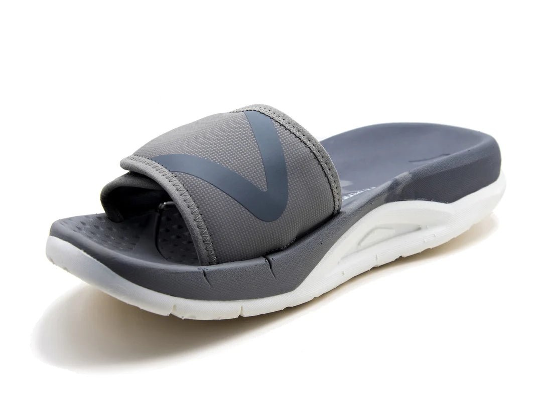 VELOUS Unisex's Hoya Slide - Light Gray/White