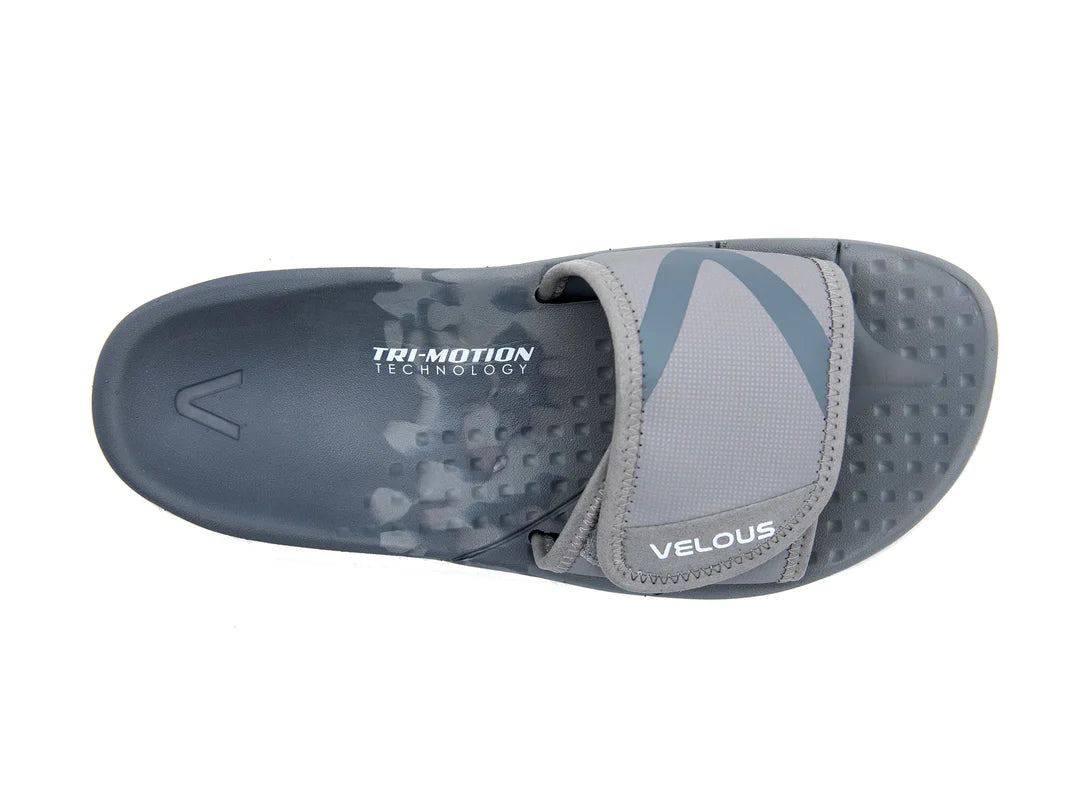 VELOUS Unisex's Hoya Slide - Light Gray/White