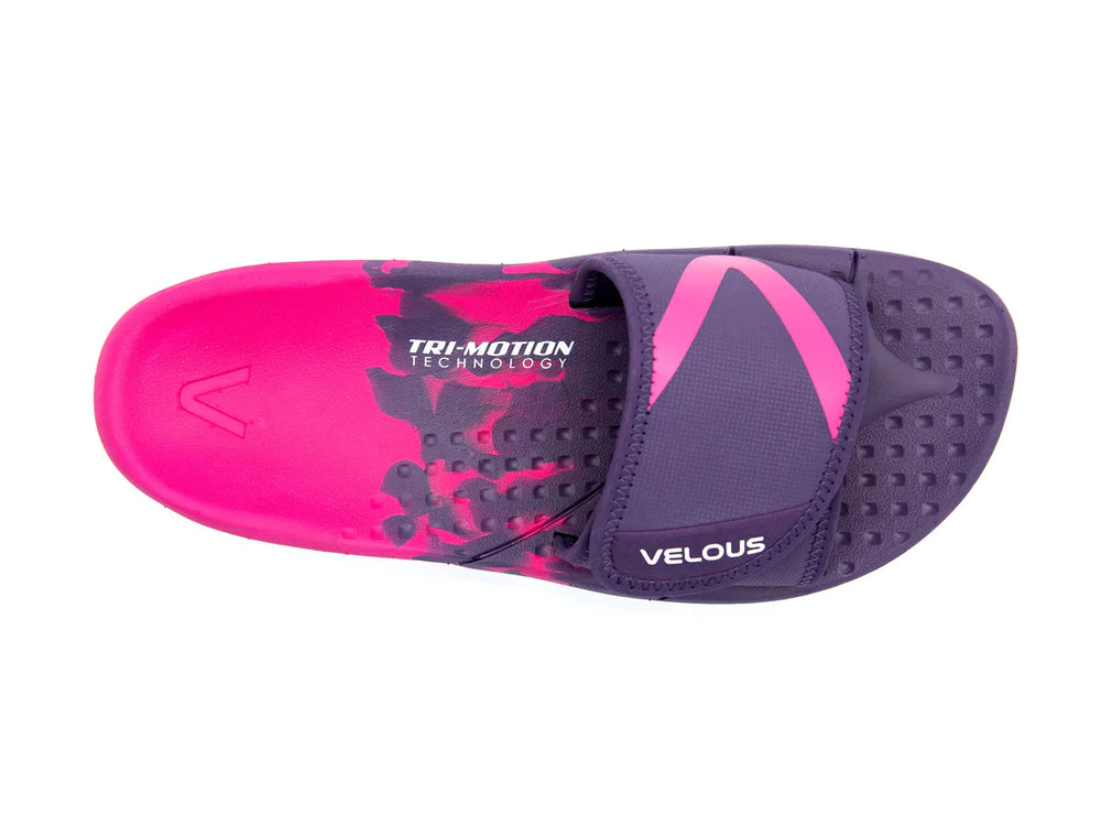 VELOUS Unisex's Hoya Slide - Pink/Purple/White