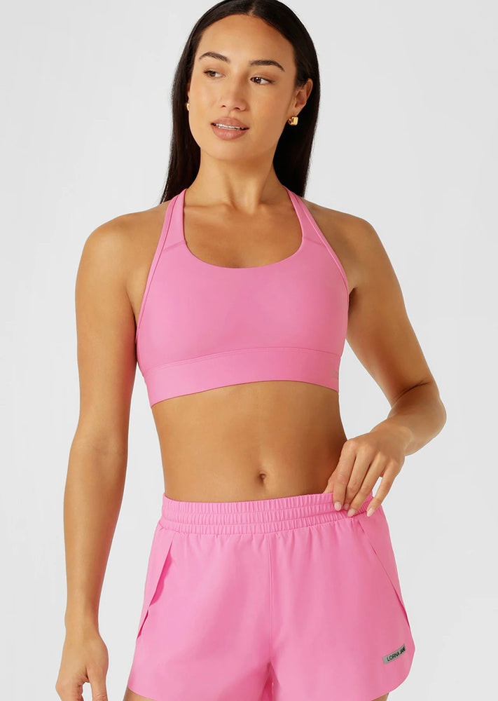 Lorna Jane Amy Maximum Support Sports Bra - Pink Mauve