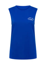 Lorna Jane Lotus Muscle Tank - Cobalt Blue