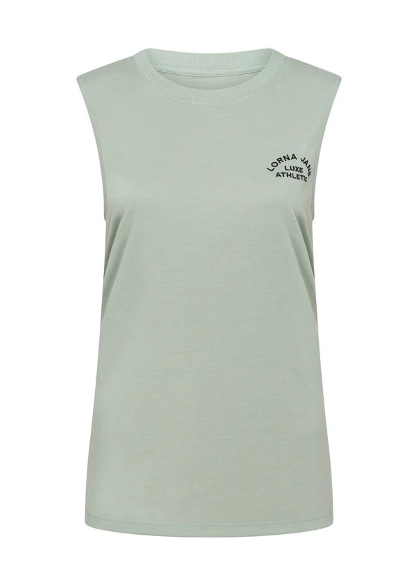 Lorna Jane Lotus Muscle Tank - Iced Matcha