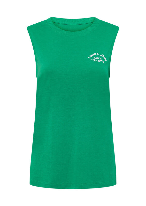 Lorna Jane Lotus Muscle Tank - Sea Glass