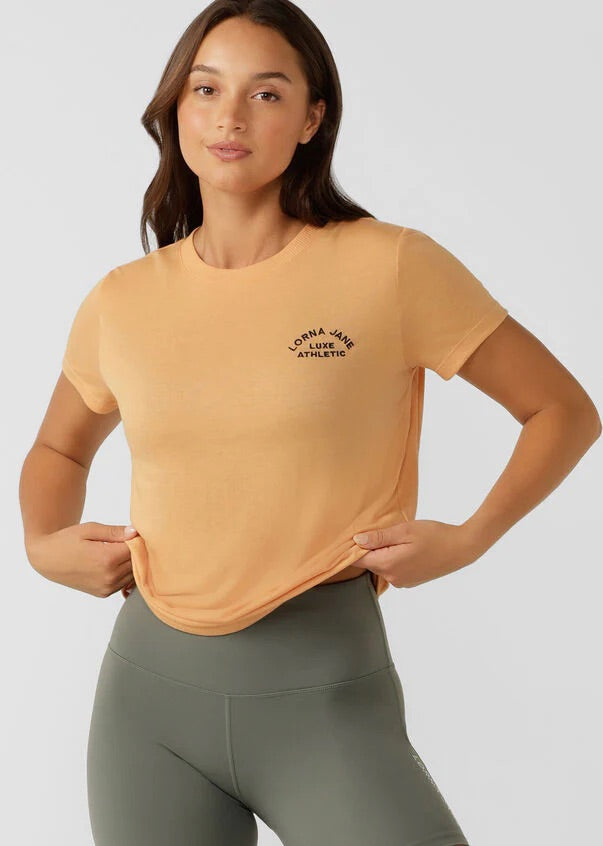Lorna Jane Lotus T-Shirt - Clay