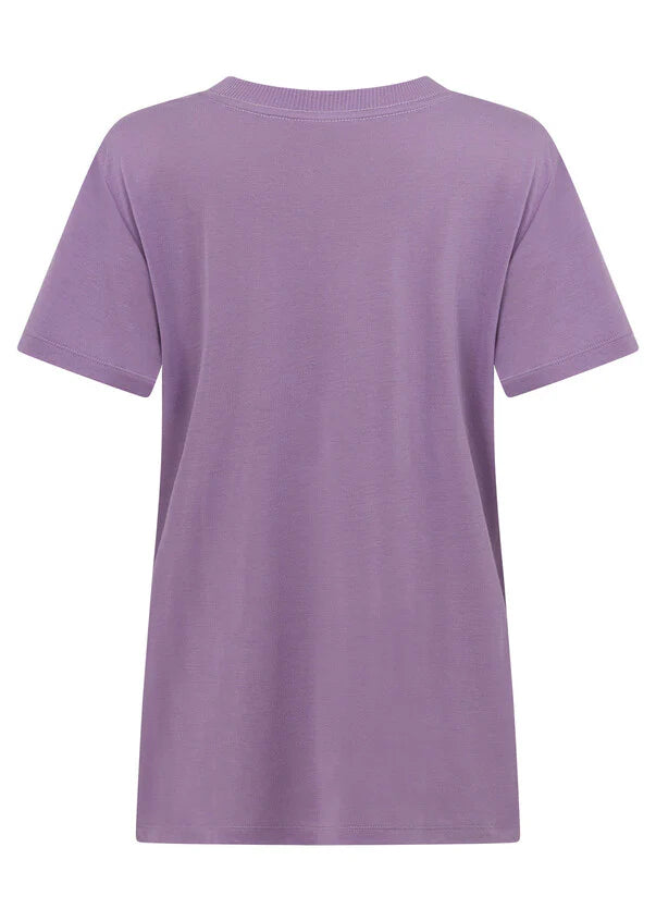 Lorna Jane Lotus T-Shirt - Dusted Violet