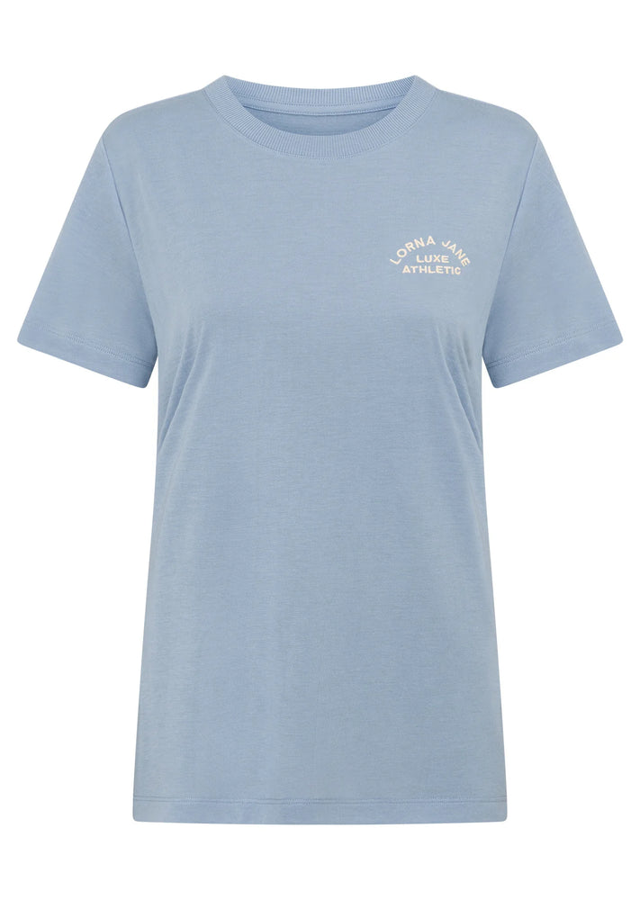 Lorna Jane Lotus T-Shirt - Glacier Blue