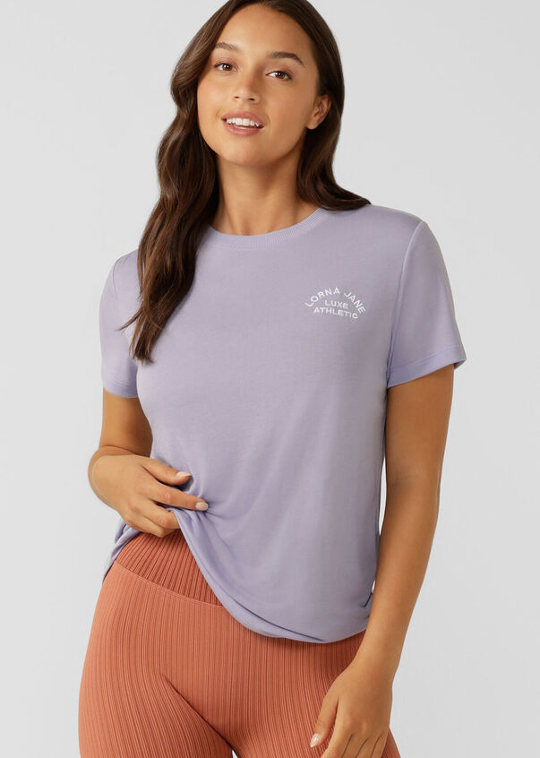 Lorna Jane Lotus T-Shirt - Lavender