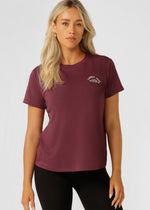 Lorna Jane Lotus T-Shirt - Mulberry