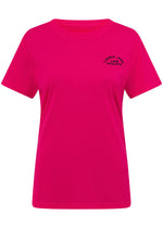 Lorna Jane Lotus T-Shirt - Neon Raspberry