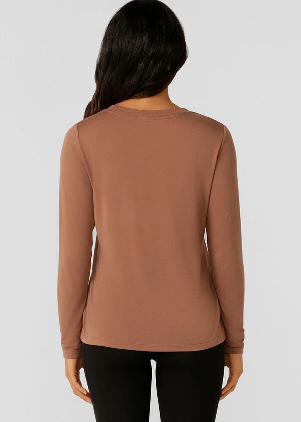 Lorna Jane Lotus Long Sleeve Top - Clove