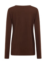 Lorna Jane Lotus Long Sleeve Top - Espresso