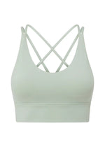 Lorna Jane Lotus Longline Sports Bra - Iced Matcha