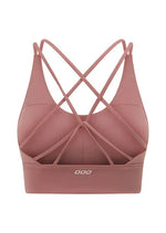 Lorna Jane Lotus Longline Sports Bra - Wild Rose